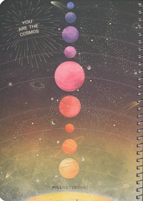 دفتر 100 برگ سیمی پیل طرح گلکسی 4