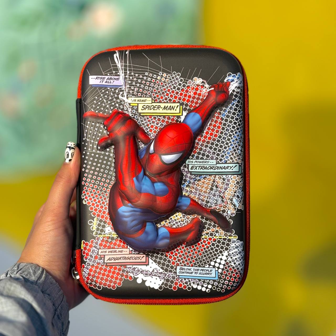 جامدادی کتابی طرح عنکبوتی