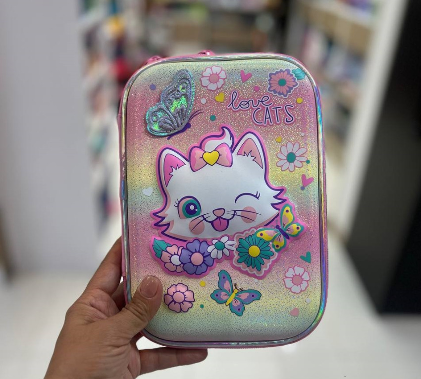 جامدادی کتابی شاین وست طرح گربه